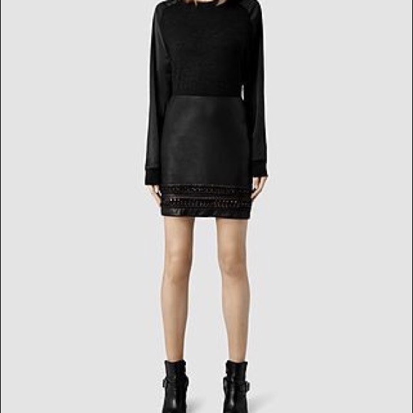AllSaints Taura Chain Miniskirt Size US 4 Like New